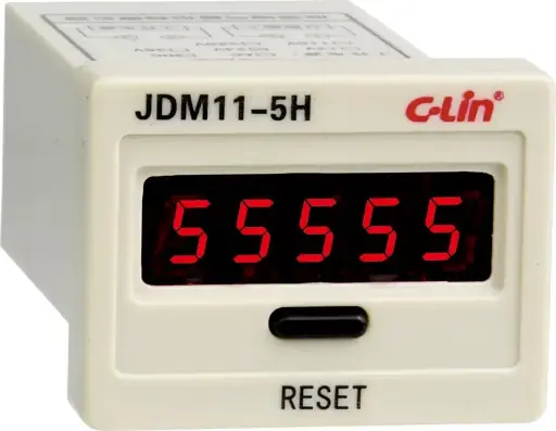 contador digital acumulativo de 5 dígitos.